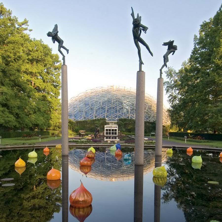 Climatron, Central Axis, Chihuly,